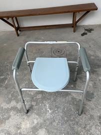 Sedia comoda WC anziani