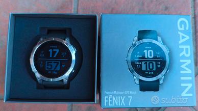 Orologio Garmin Fenix 7 47mm Argento con mappe