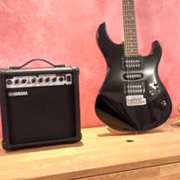 Chitarra elettrica yamaha 121c e amplificatore 