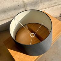 Paralume in tessuto nero