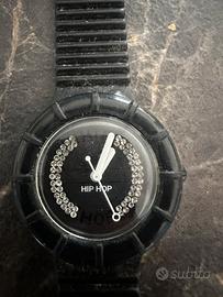 Orologio Hip Hop Crystal nero