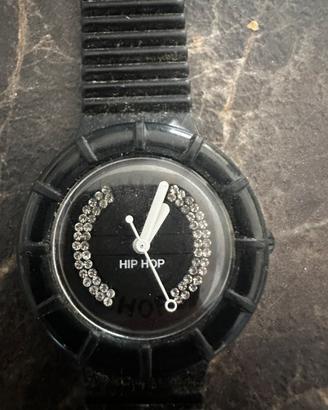 Orologio Hip Hop Crystal nero