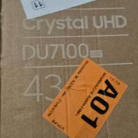 Tv Samsung 43 pollici cristal uhd