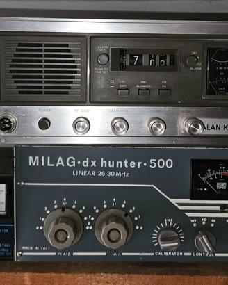 Stazione radioamatore CB vintage