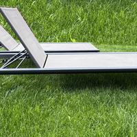 coppia lettini prendisole in alluminio
