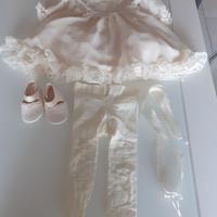 VESTITO BATTESIMO ORIGINALE "LE BELLE DI LORY'S"