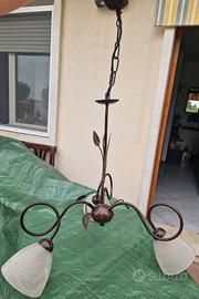 Lampadario 3 luci