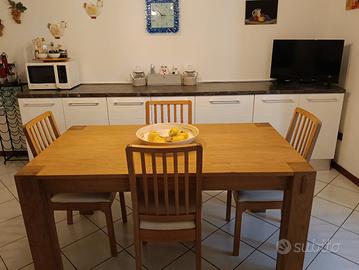 cucina con bancone 