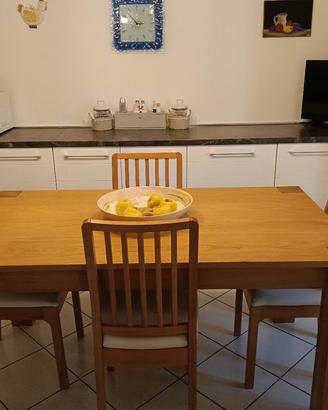 cucina con bancone 