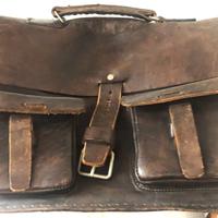 BORSA DI COSTRUZIONE ARTIGIANALE IN CUOIO