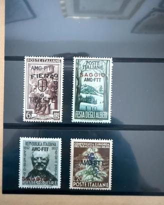 Francobolli Trieste A soprastampa saggio