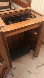 macchina da cucire vintage Novital mobile legno