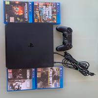 playstation 4 (500 giga) + 4 giochi