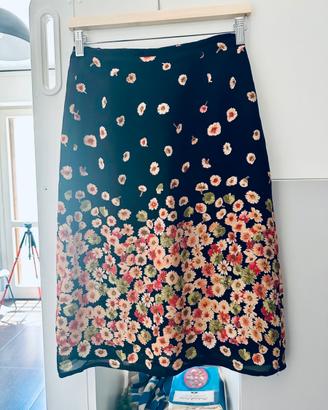 Gonna midi Stilò Noir – Taglia 40 – 100% Viscosa
