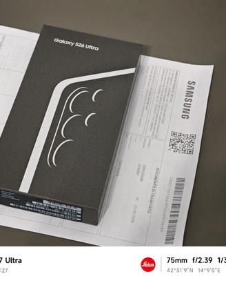 Samsung S26 Ultra 512gb Black NUOVO 