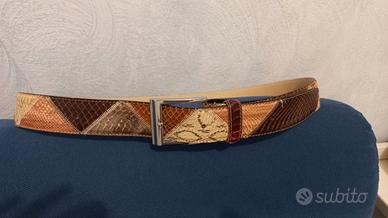 cintura vero pitone 