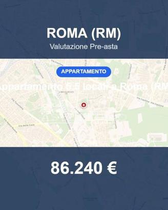 Immobile in asta di 80 m² a Roma