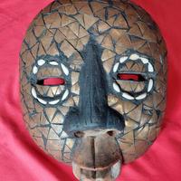 Maschera africana tribù Baluba del Congo