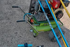 trattore motocompressore 600litri diesel ianmar 