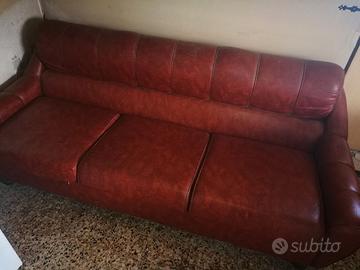 Divano e poltrona vintage anni '70