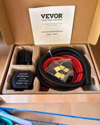 Kit isolatore doppia batteria 12 v