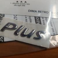 PEUGEOT 206 PLUS BADGE PORTELLONE POSTERIORE 