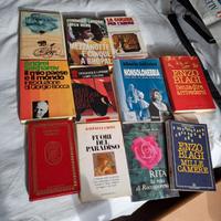 Romanzi e libri di varia tipologia in blocco.