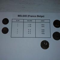 Lotto Monete Franco Belga - Circolate