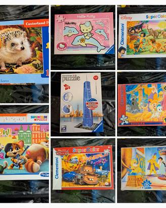 LOTTO 8 x puzzle NON TESTATI