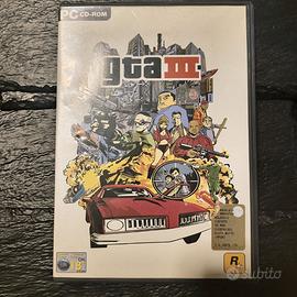 GTA III PC CD-ROM originale completo collezione