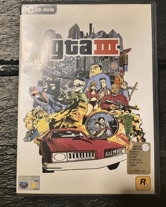 GTA III PC CD-ROM originale completo collezione