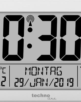 Orologio digitale radiocontrollato da parete