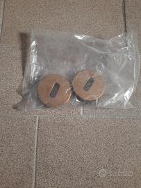 coppia rosetta maniglia effetto bronzo 