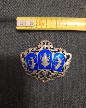 Spilla Siam sterling da collezione