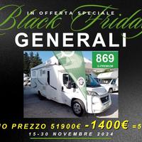 BLACK FRIDAY CAMPER MCLOUIS DUCATO MANSARDATO 6 PO