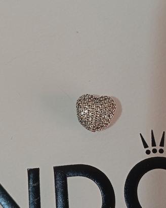 clip cuore pavé pandora 