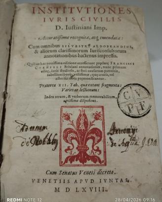 Istituzioni di diritto civile romano