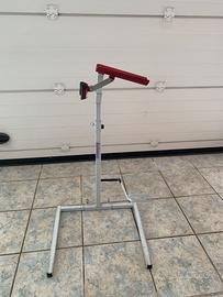 Cavalletto porta bici regolabile