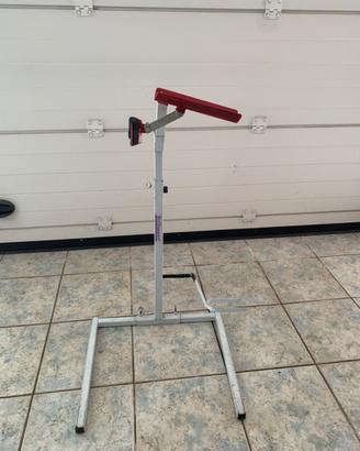 Cavalletto porta bici regolabile