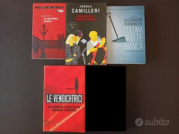 5 libri Giallo/Noir italiano (anche singolarmente)