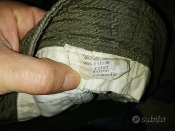 Cappello muratore pesca caccia verde militare