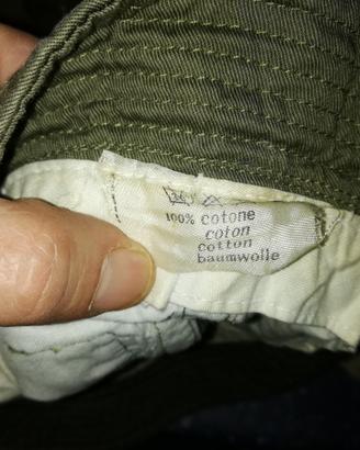 Cappello muratore pesca caccia verde militare