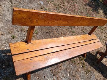 Panca in Legno Massello di Olmo