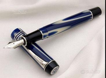 PARKER DUOFOLD TRUE BLUE Stilografica +NUOVA+