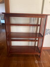 Libreria etajere legno ciliegio