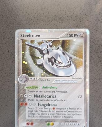 Steelix Ex Holo EX Unseen Forces Ita Carta Pokemon