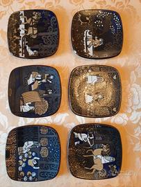 6 PIATTI PORCELLANA KALEVALA ARABIA FINLAND