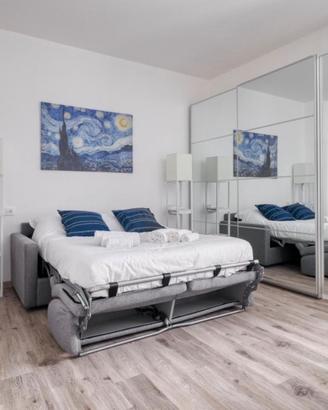 Divano letto matrimoniale 160 cm-materasso 18 cm