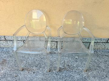 Coppia sedie Louis Ghost - Stark by Kartell