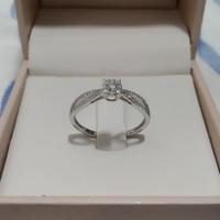Anello solitario Stroili ORO/Diamanti 0,17  NUOVO